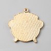Saint Patrick's Day Glitter Alloy Enamel Pendants ENAM-CJC0003-58F-KCG-2