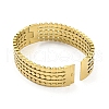 304 Stainless Steel Pave Crystal Rhinestone Hollow Out Hinged Bangles for Women BJEW-D044-03C-G-3
