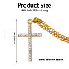 304 Stainless Steel Crystal Rhinestone Brooches AJEW-CA00002-2
