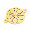 PVD Vacuum Plating 201 Stainless Steel Connector Charms STAS-T008-169-01-2