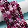 Natural Banded Agate Beads Strands G-K351-A10-02-1