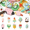 20Pcs 10 Styles Resin Cabochons CRES-YW0001-30-1