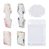 Yilisi 500Pcs 5 Style  Paper Necklace Display Cards DIY-YS0001-27-7