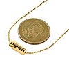 Ion Plating(IP) 304 Stainless Steel Serpentine Chain Necklaces NJEW-K255-33G-5
