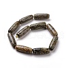 Tibetan Style dZi Beads X-TDZI-E004-15-4
