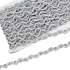 19.5M Polyester Wave Lace Ribbon OCOR-WH0100-02B-1