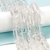 Natural Quartz Crystal Beads Strands G-M403-B17-3