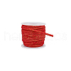 BENECREAT 10 Yards Round Polyester Golde Metallic Cord OCOR-BC0007-51A-7