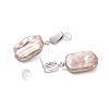 925 Sterling Silver Studs Earring EJEW-H002-35P-2