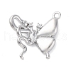 Brass Rhinestone Pendants KK-E793-25P-1