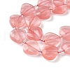 Cherry Quartz Glass Beads Strands G-D316-A16-3