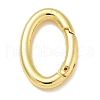 Rack Plating Brass Springs Gate Rings KK-L224-090G-1
