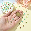 50Pcs 5 Colors Transparent Resin Decoden Cabochons RESI-YW0001-66-5