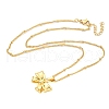 Brass Curb Chain Necklaces NJEW-M220-03A-G-2