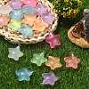 84Pcs 7 Colors Luminous Transparent Resin Pendants RESI-SZ0003-26-4