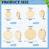 BENECREAT 120Pcs 4 Style 201 Stainless Steel Laser Cut Charms STAS-BC0003-72-2