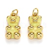 Real 18K Gold Plated Brass Pendants KK-L206-001-G-2