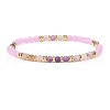 Stone Stretch Bracelets Set BJEW-JB07334-3