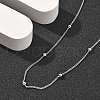 Brass Satellite Chains  Necklaces for Women NJEW-D302-27P-2