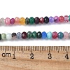 Dyed Natural Malaysia Jade Rondelle Beads Strands X-G-E316-2x4mm-55-2