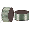 Nylon Beading Thread NWIR-WH0005-10U-1