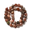 Natural Plum Blossom Jasper Beads Strands G-K382-B04-03-3