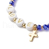 Glass Beads Stretch Bracelets Sets BJEW-JB06575-05-6