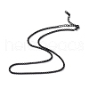 304 Stainless Steel Box Chain Necklace for Men Women NJEW-K245-020D-1