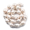 Natural Nucleated Pear Beads Strands PEAR-B004-15I-04A-4