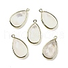 Natural Dyed Quartz Crystal Faceted Pendants G-M431-17G-01-1