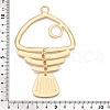 Rack Plating Alloy Big Pendants PALLOY-T090-33G-3