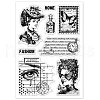 Custom Summer Theme PVC Plastic Clear Stamps DIY-WH0631-0544-8