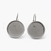 Tarnish Resistant 304 Stainless Steel Leverback Earring Findings STAS-L253-005B-P-2