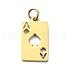 304 Stainless Steel Pendants STAS-C097-65G-1