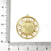 Brass Pendants KK-M322-17G-3