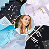 ARRICRAFT 100Pcs 5 Styles Plastic Clip-on Earring Findings KY-AR0001-31-7