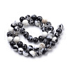 Natural Zebra Jasper Beads Strands G-S259-39-6mm-2
