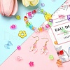 129Pcs Transparent Acrylic Beads MACR-YW0003-11-6