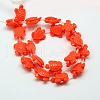Synthetic Coral Beads Strands CORA-L020-D-M-3