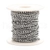 Tarnish Resistant 304 Stainless Steel Cuban Link Chains CHS-K016-03A-P-3