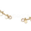Brass Curb Chain Bracelet Makings AJEW-JB01323-2