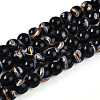 Baking Painted Glass Beads Strands DGLA-N010-6mm-10-1