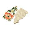 Saint Patrick's Day Alloy Enamel Pendants ENAM-V002-02F-G-2