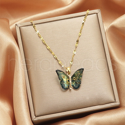 Alloy Greige Rhinestone Pendant Necklaces for Women WGDF473-09-1