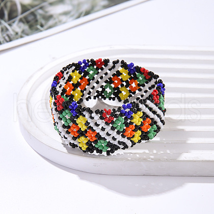 Bohemian Style Glass Seed Beaded Bracelets for Women FS-WGBF549-04-1