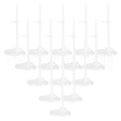 Plastic Assembled Doll Holders ODIS-WH0025-175-1