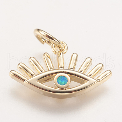 Brass Pendants KK-I613-26G-02-1