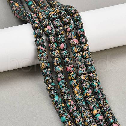 Natural Agate Beads Strands G-U030-D01-8mm-1