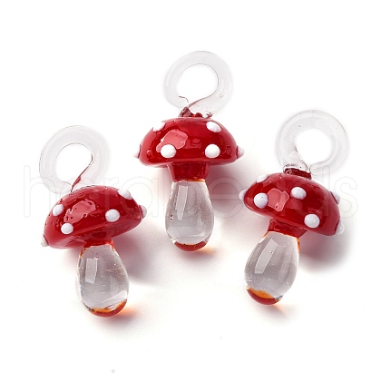 Handmade Lampwork Pendants LAMP-M02-01-04-1
