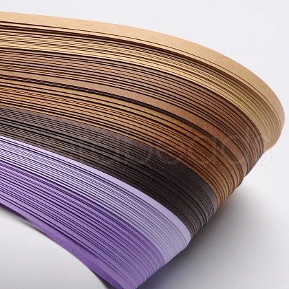 6 Colors Quilling Paper Strips DIY-J001-5mm-A06-1